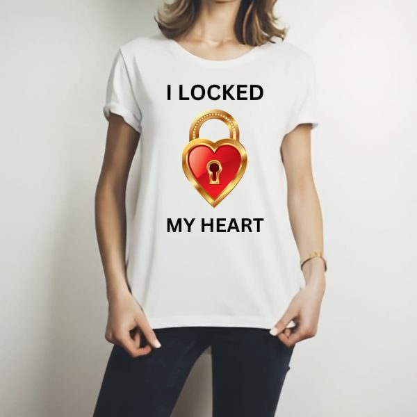 Combo Of My Heart & The Key Style White T-shirt With Cute Design – Heart & Key Design T-shirts  – Best Quality T-shirts For Girls | T-shirt For Women – T-shirt For Men