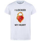 Combo Of My Heart & The Key Style White T-shirt With Cute Design – Heart & Key Design T-shirts  – Best Quality T-shirts For Girls | T-shirt For Women – T-shirt For Men