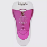 Kemei 1208-a Multifunctional Women Epilator & Shaver – Female Hair Remover – Rechargeable Electric Lady Shaver ( Random Color )