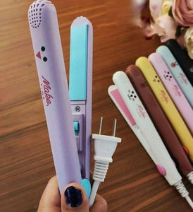 Mini Portable Hair Straightner  Air Smooth, Silky, Frizz-free And Healthy. (with Packing Box) (random Color)